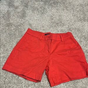 Nautica Red Bermuda Shorts Vibrant Cotton Casual